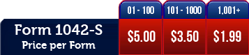 Form 1042-Pricing