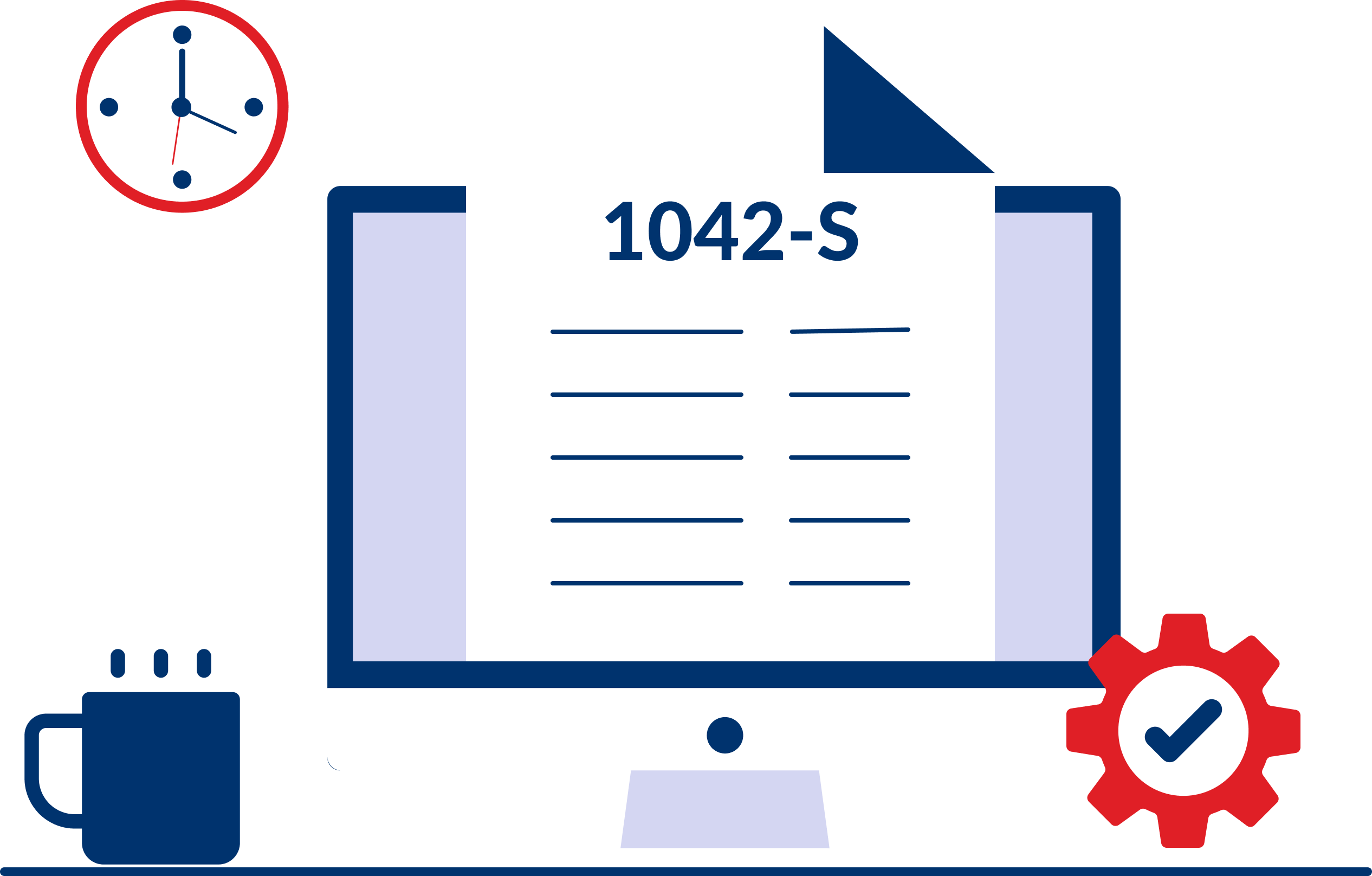 Professional woman working on laptop filing 1099 forms online