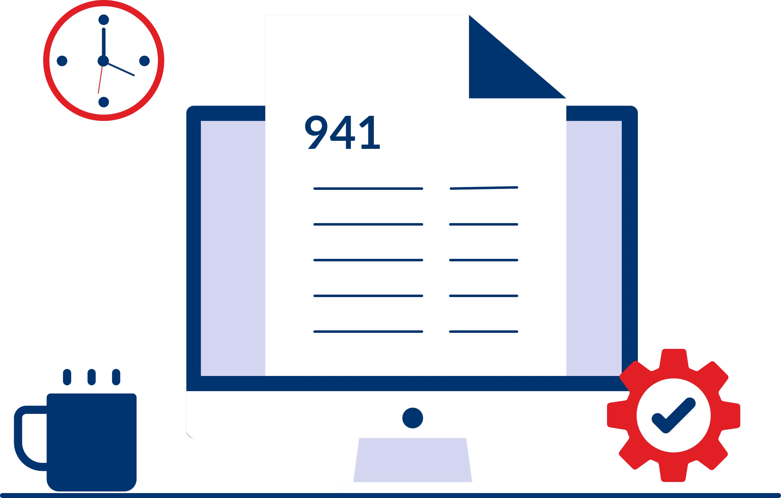 Professional woman working on laptop filing 1099 forms online